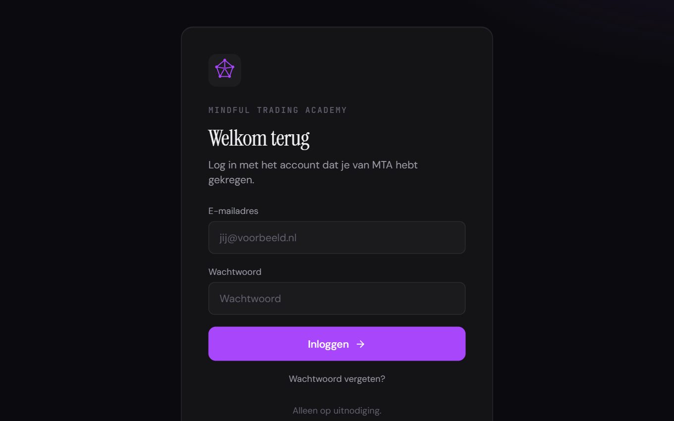Screenshot of the real MTA Mastery app